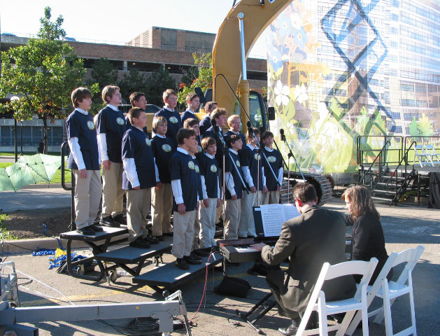 Cantabile Performs at new Mott hospital groundbreaking ceremony